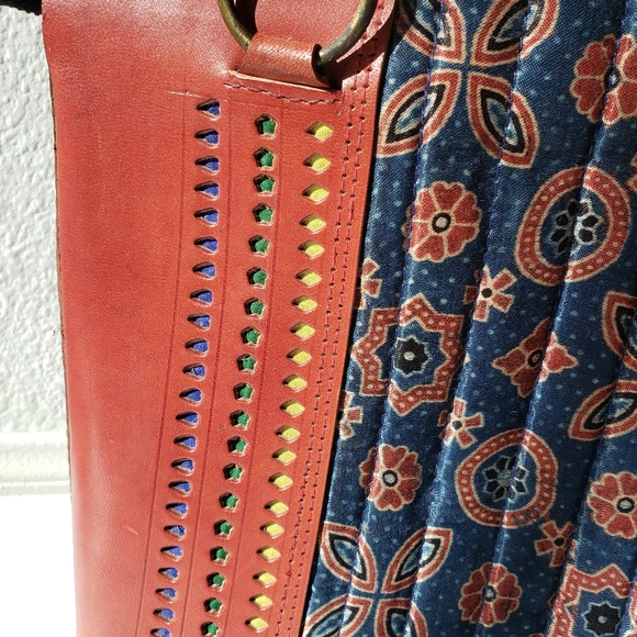 NWT genuine leather handmade bag - Picture 4 of 5